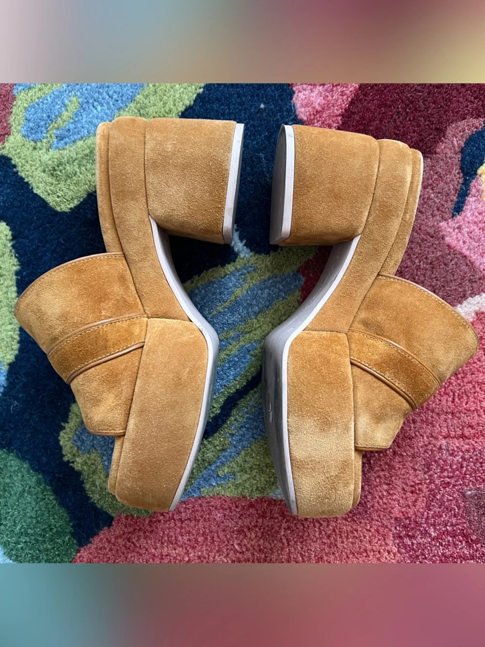 Gianvito Rossi suede platform sandals